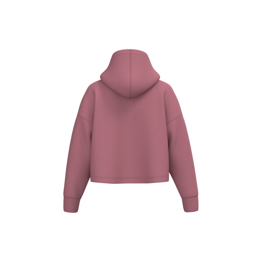 Sweat-shirt « crop » à capuche pour femme