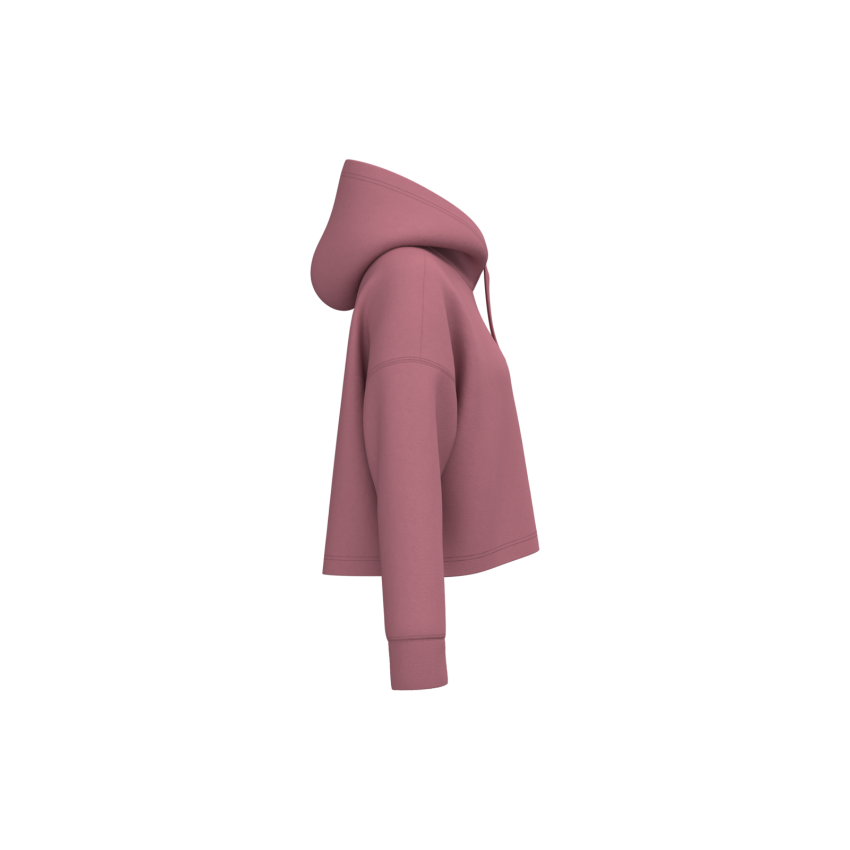 Sweat-shirt « crop » à capuche pour femme