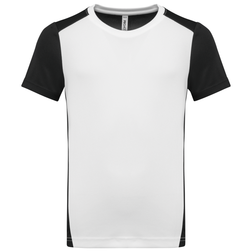 T-shirt de sport bicolore éco-responsable pour enfant