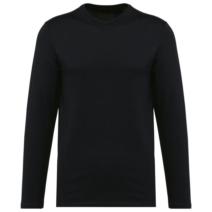 T-shirt homme à manches longues en Supima® à col rond
