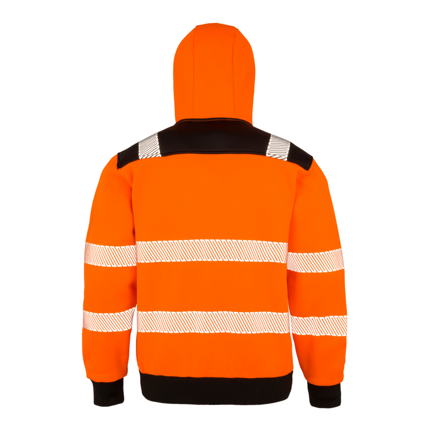 Veste de sécurité à capuche en matériau recyclé