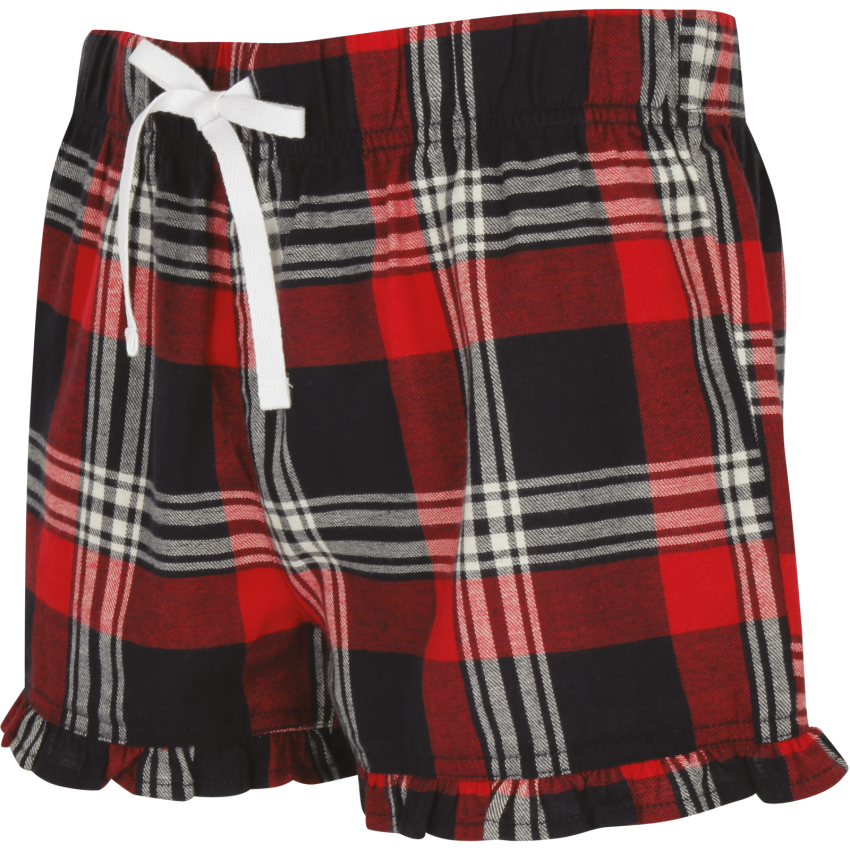 Short pour femme à carreaux