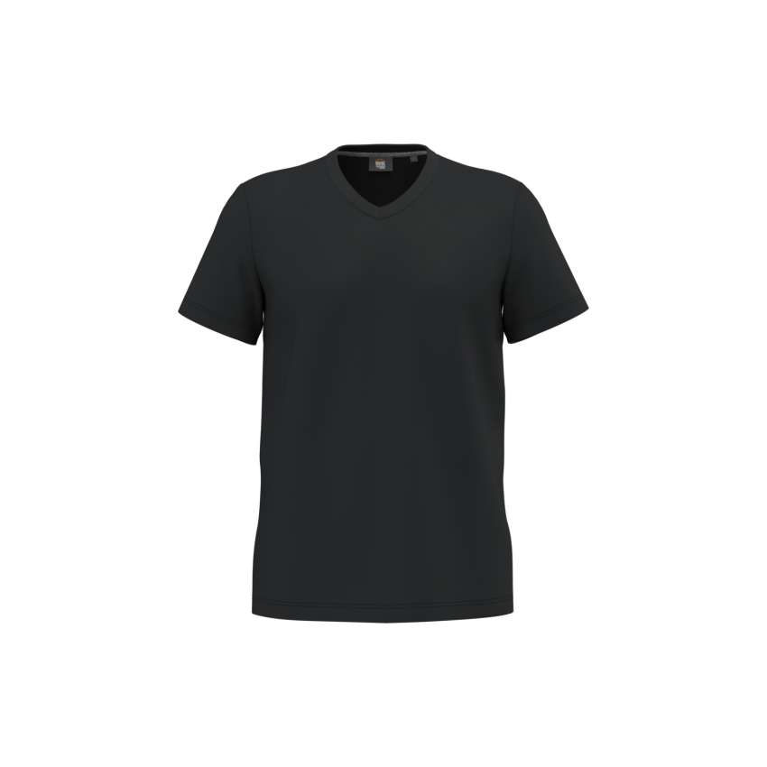 T-shirt éco-responsable col en V antibactérienne pour homme