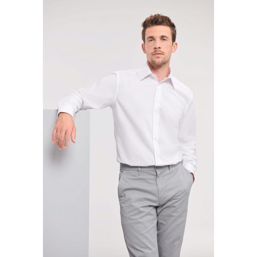 Chemise Oxford homme à manches longues