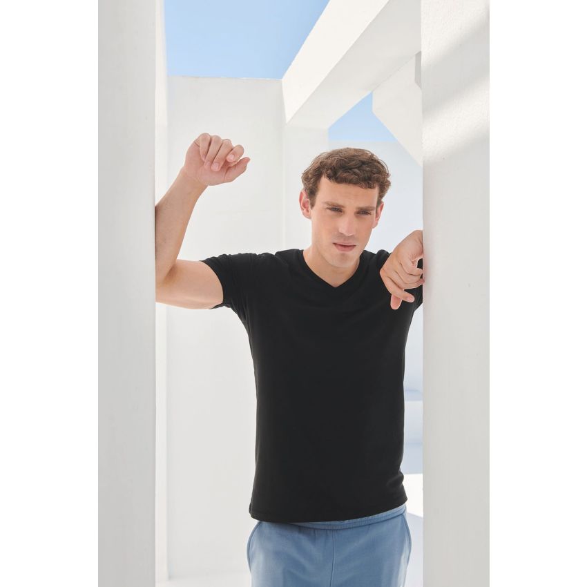 T-shirt homme col V Feel Good
