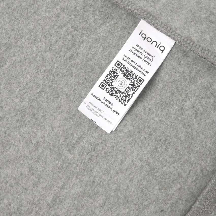 Sweat-shirt Iqoniq Torres en coton recyclé non teint