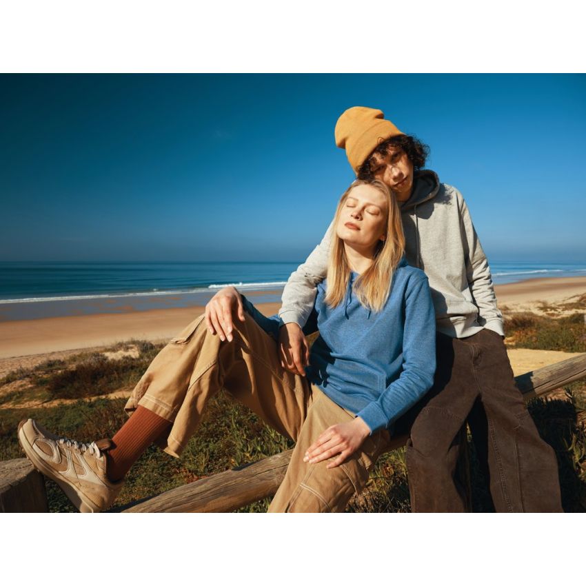 Sweat-shirt Iqoniq Torres en coton recyclé non teint