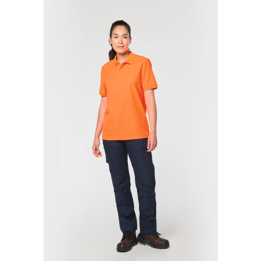 Polo éco-responsable polyester/coton unisexe