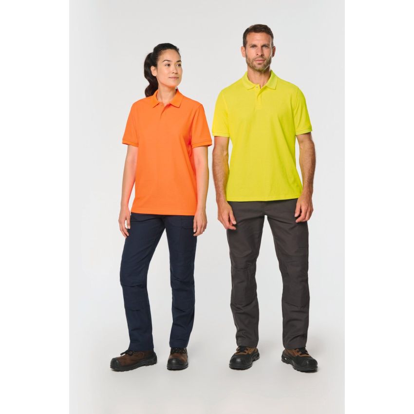 Polo éco-responsable polyester/coton unisexe