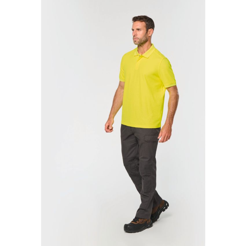 Polo éco-responsable polyester/coton unisexe