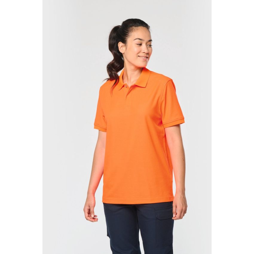 Polo éco-responsable polyester/coton unisexe