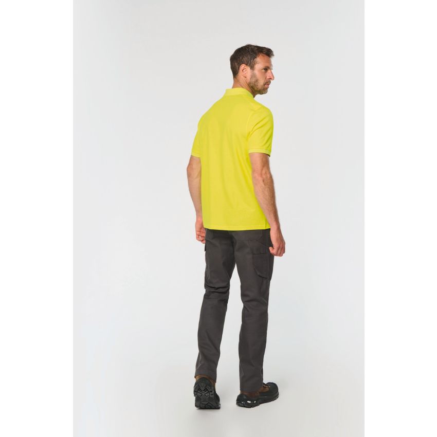 Polo éco-responsable polyester/coton unisexe