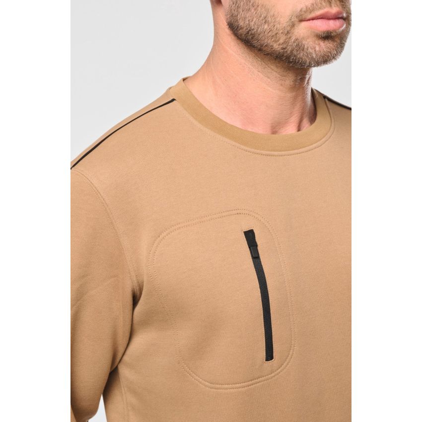 Sweat-shirt unisexe Day To Day avec poche contrastée