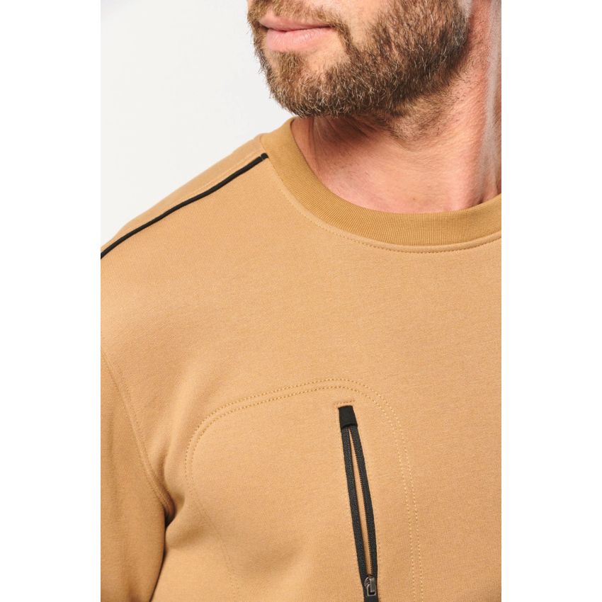 Sweat-shirt unisexe Day To Day avec poche contrastée