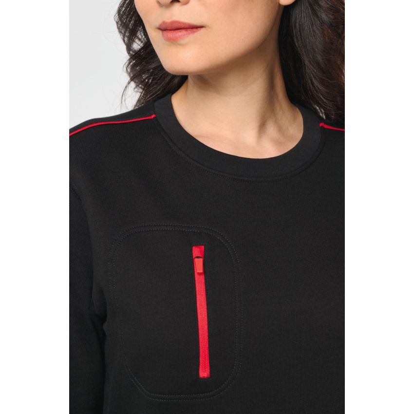 Sweat-shirt unisexe Day To Day avec poche contrastée