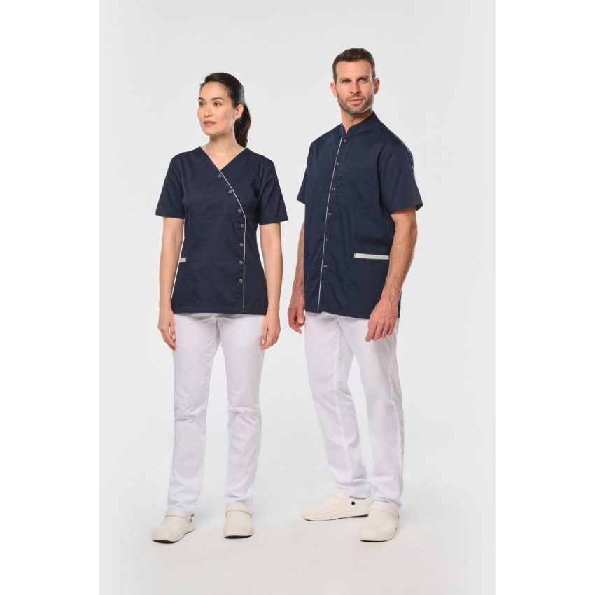Pantalon polyester/coton femme