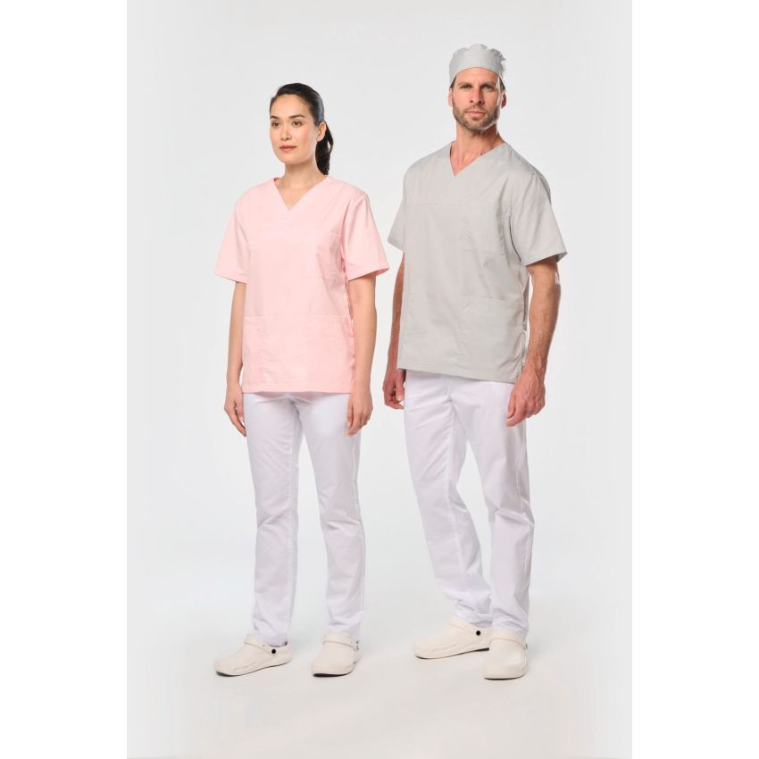 Pantalon polyester/coton femme