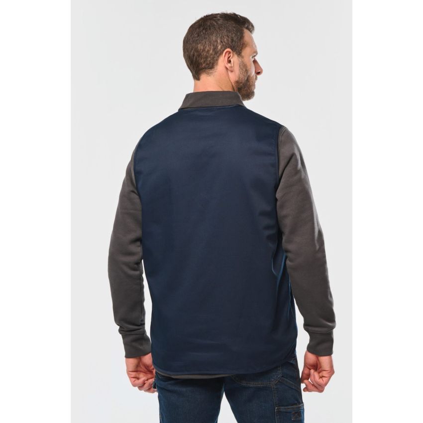 Gilet multipoches unisexe en polyester/coton