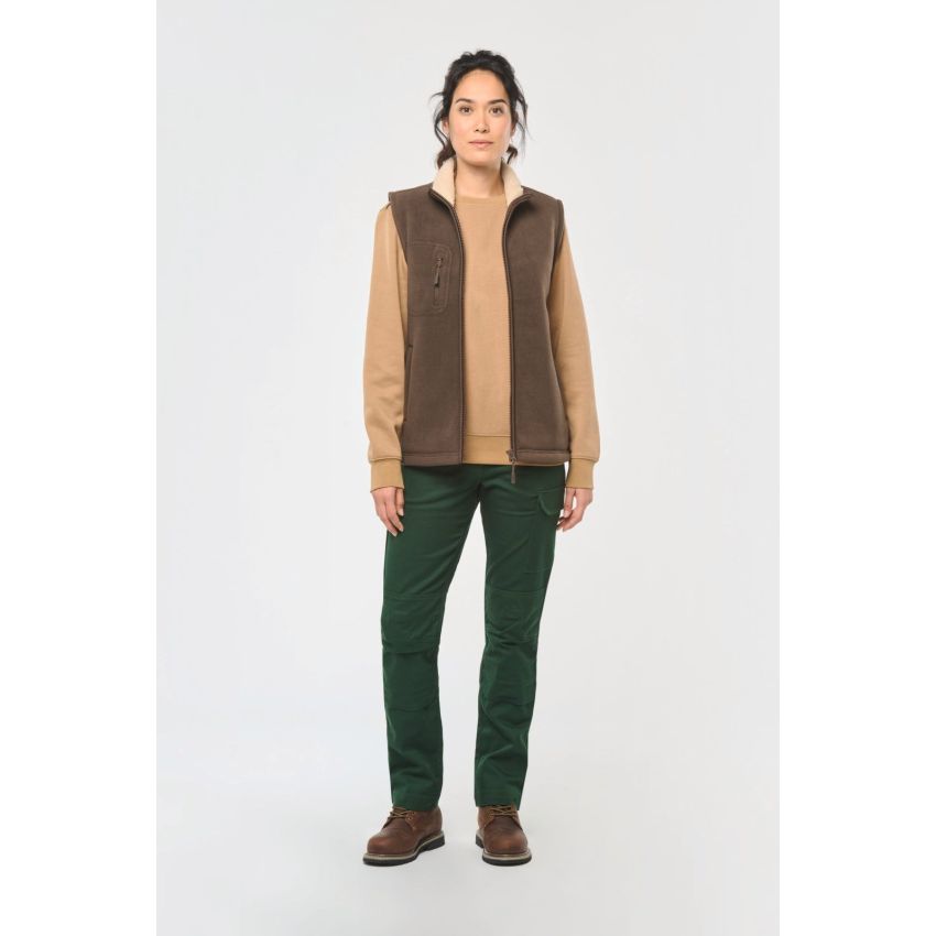 Veste polaire avec intérieur en sherpa unisexe