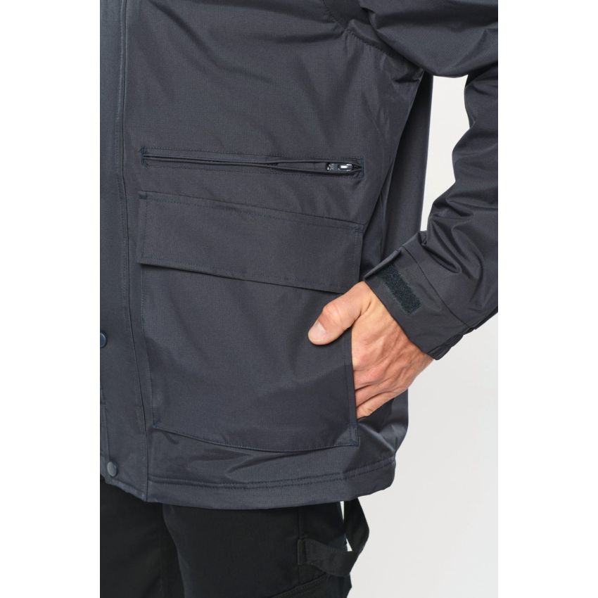 Parka avec manches amovibles