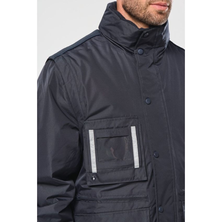 Parka avec manches amovibles