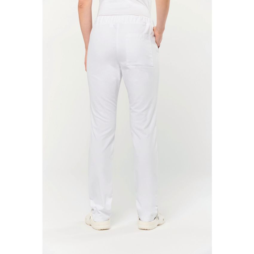 Pantalon polyester/coton femme