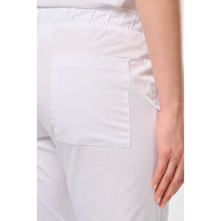 Pantalon polyester/coton femme