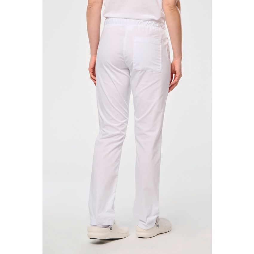 Pantalon polyester/coton femme