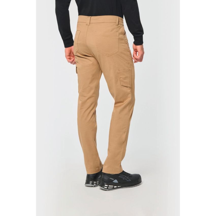 Pantalon en coton stretch unisexe