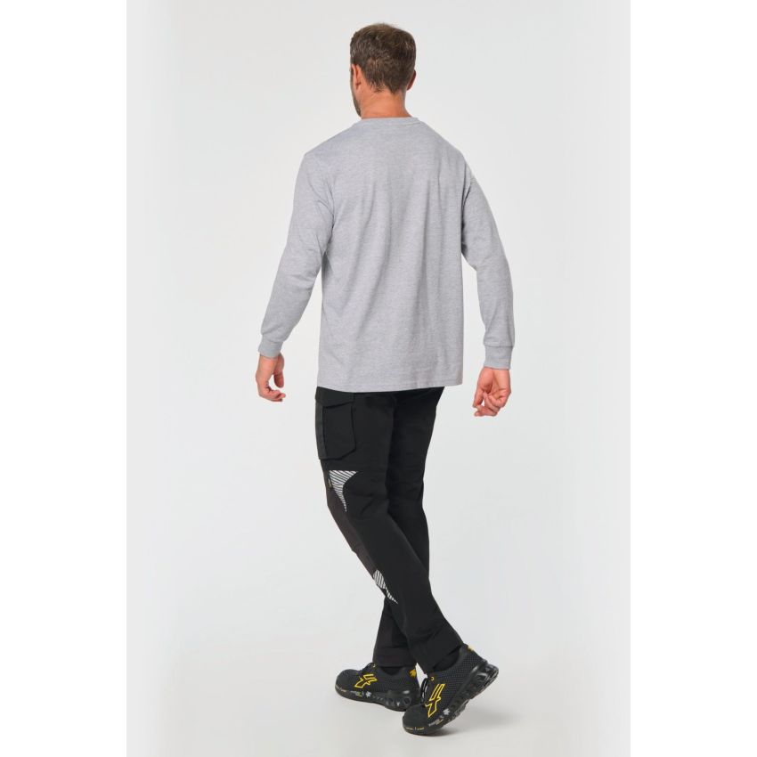 Pantalon stretch léger recyclé multipoches unisexe