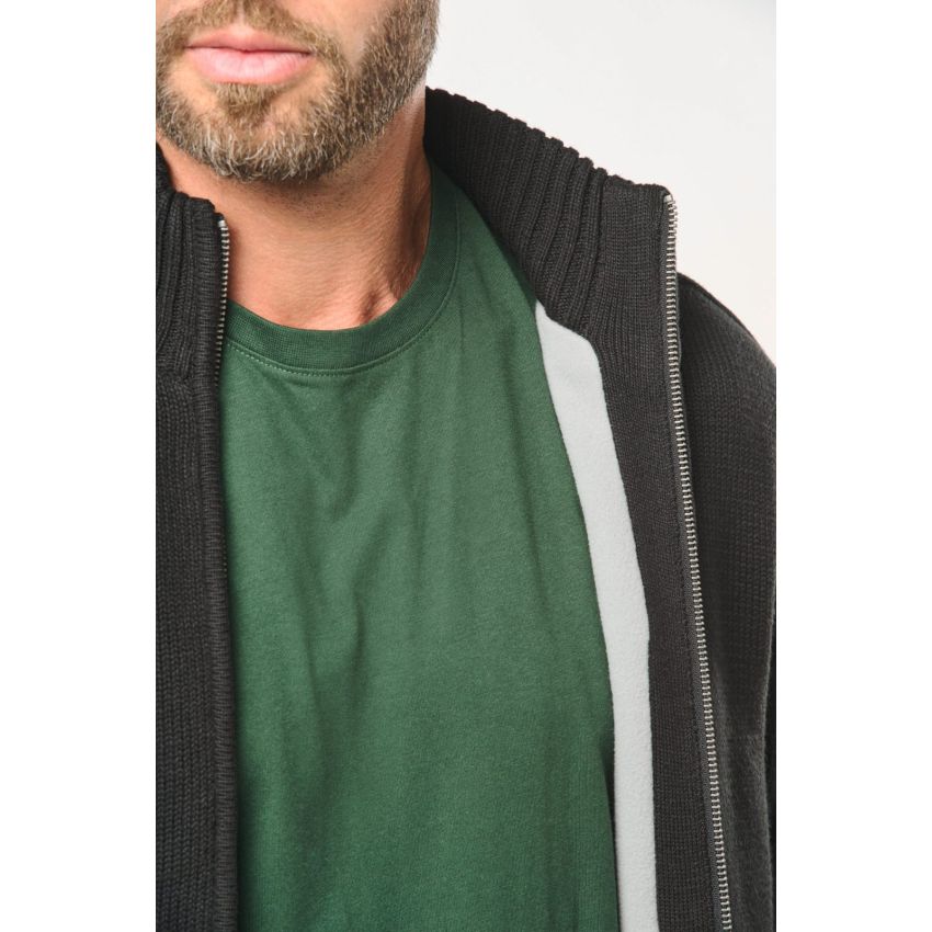 Gilet en maille doublé pour homme