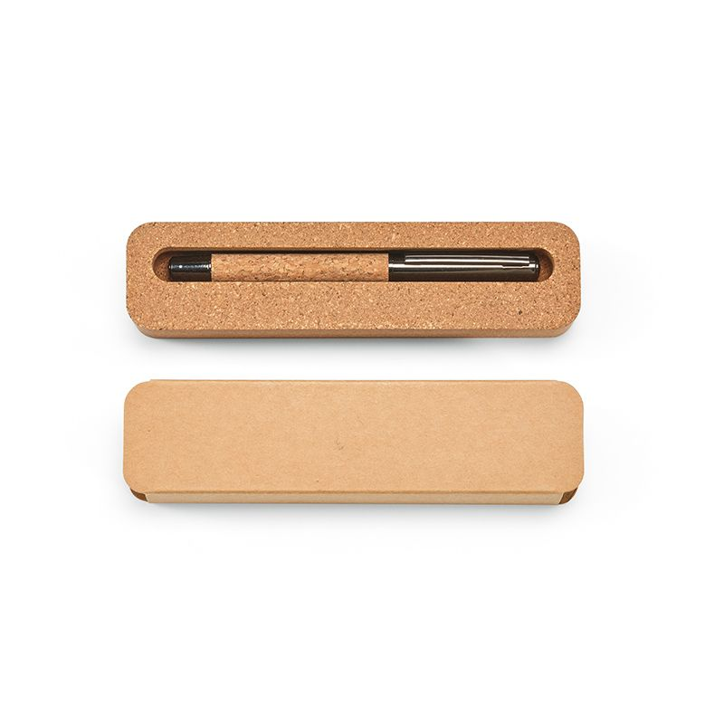 Stylo Faulkner en acier inoxydable recyclé bleu